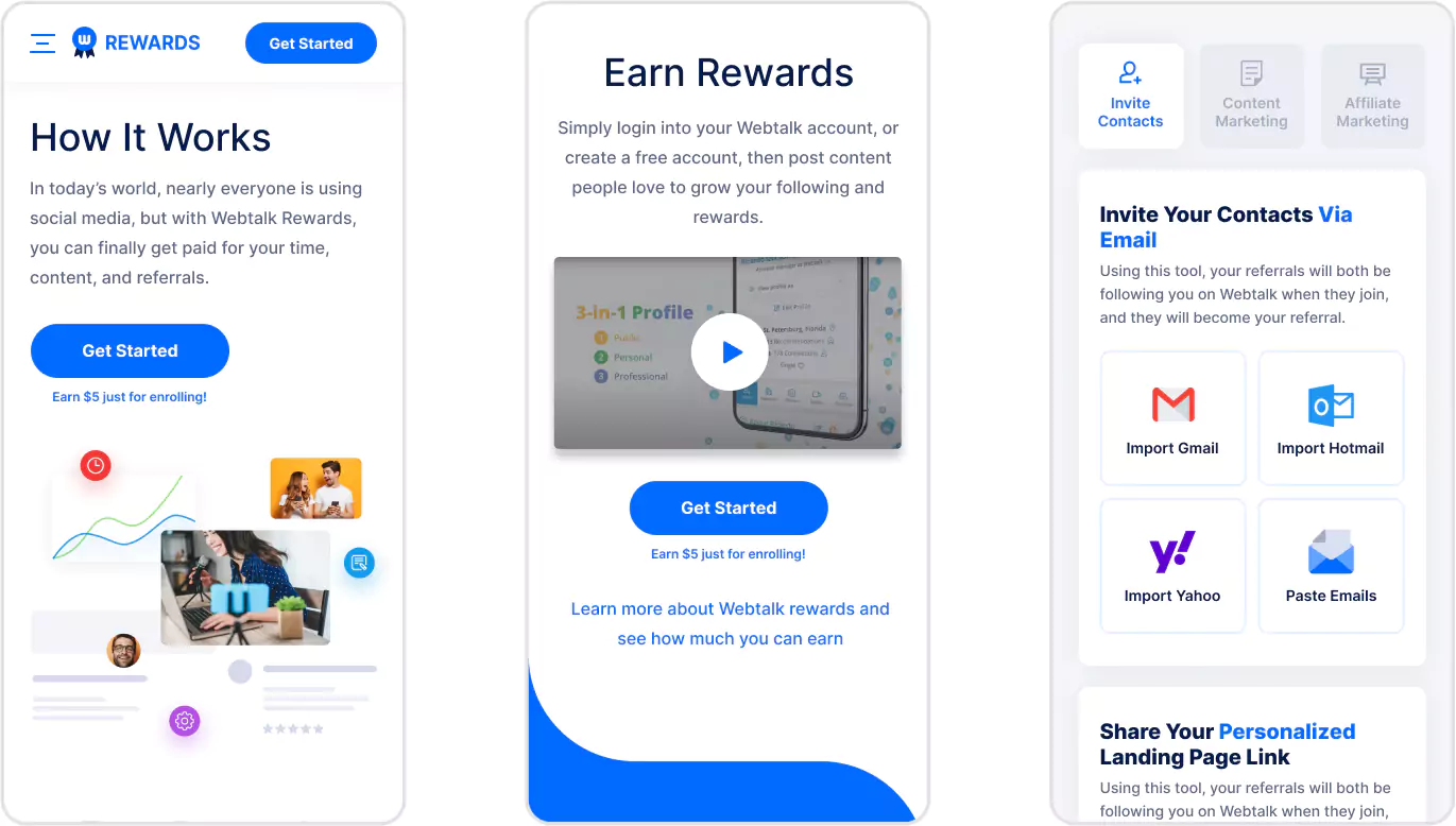 Webtalk Rewards Work mobile 6